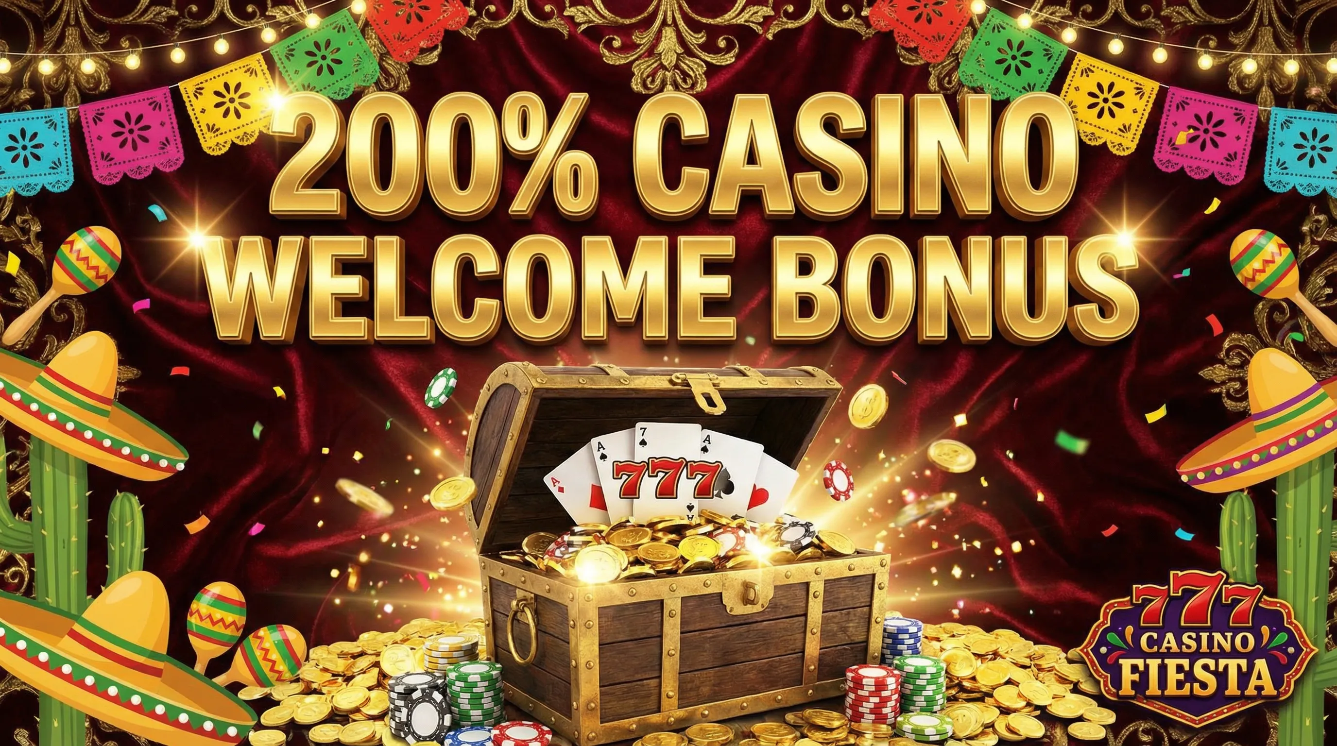 Bono de bienvenida 200% en 777 Casino